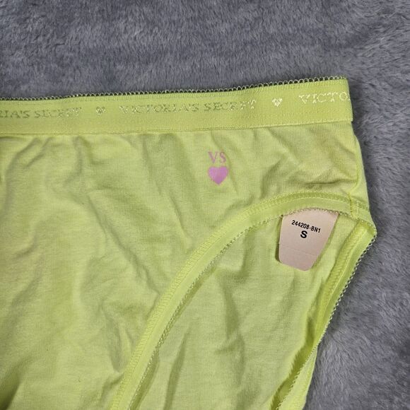 Victoria's Secret Panties Hi-Leg Brief Cotton Small Y2K Lot of 2 Neon Color - Picture 6 of 9
